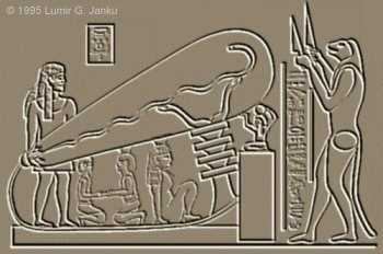 Bas relief de Denderah